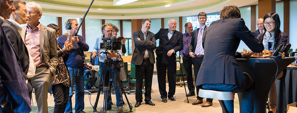 Nevenactiviteiten in het Provinciehuis in Assen. Foto: Lennart Ootes